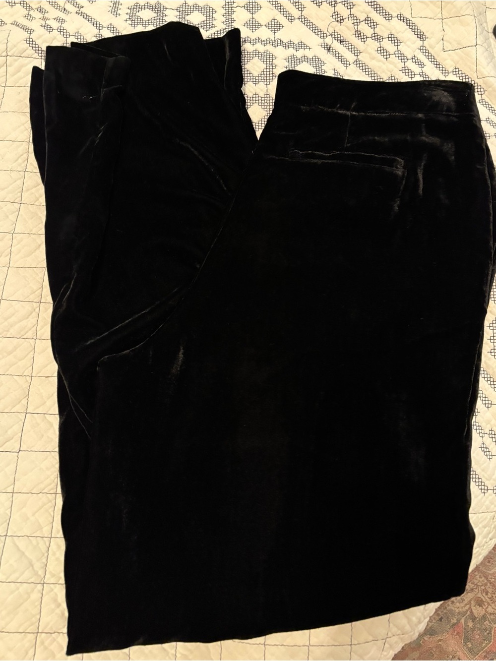 Sigrid Olsen velvet pants trousers 6